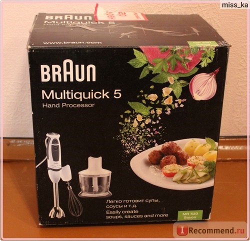 Блендер Braun Multiquick 5 MR 530 Baby фото