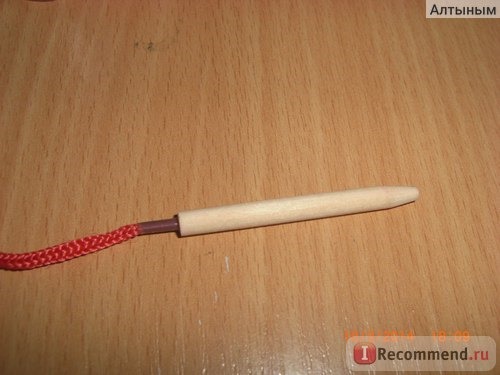Wood toys Шнуровка в баночке деревянная Артикул QQ 2011 фото