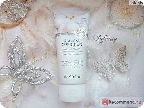 Скраб для лица THE SAEM Natural Condition Scrub Foam фото