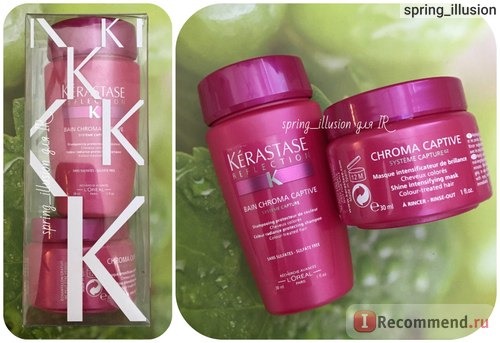 Шампунь-Ванна Kerastase Bain Chroma Captive Reflection Colour Radiance Protecting Shampoo для окрашенных волос фото