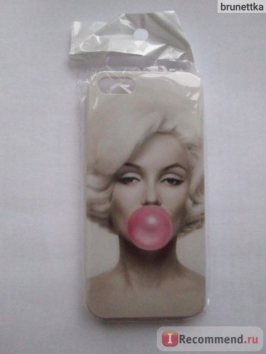 Чехол для мобильного телефона Aliexpress Free Shipping Stylish Marilyn Monroe Bubble Gum Protective Hard Cover Case For Apple i Phone iPhone 5 5S фото