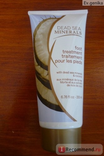 Крем для ног Dead Sea Minerals Foot Treatment фото