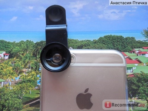 Объектив Aliexpress 3 In 1 Universal Clip Mobile Phone Lens Fish Eye + Macro + Wide Angle фото