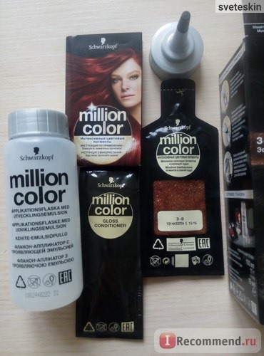 Краска для волос Schwarzkopf Million COLOR фото