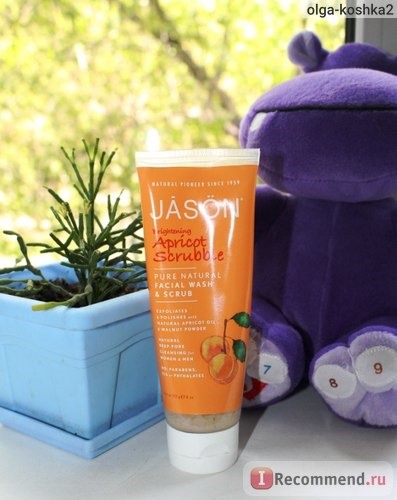 Скраб для лица Jason Brightening Apricot Scrubble фото