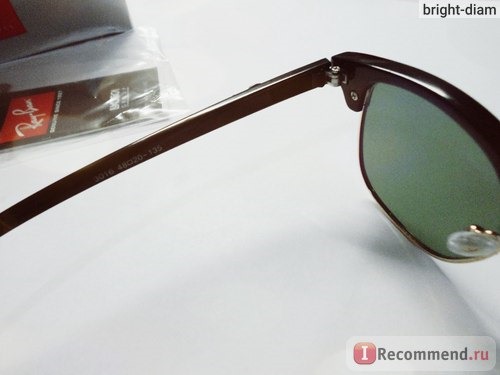 Солнцезащитные очки Aliexpress Солнцезащитные очки Clubmaster Sunglasses Lens RB Glasses с Aliexpress фото