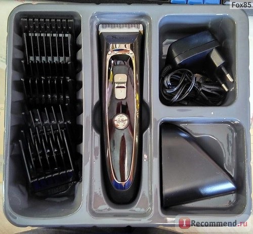 Машинка для стрижки волос Aliexpress 100-240v ,30w, Barber Professional hair clipper hair trimmer men electric cutter hair cutting machine haircut tool Li-battery фото