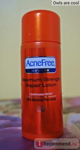 Крем для лица AcneFree Severe Maximum Strength Repair Lotion фото