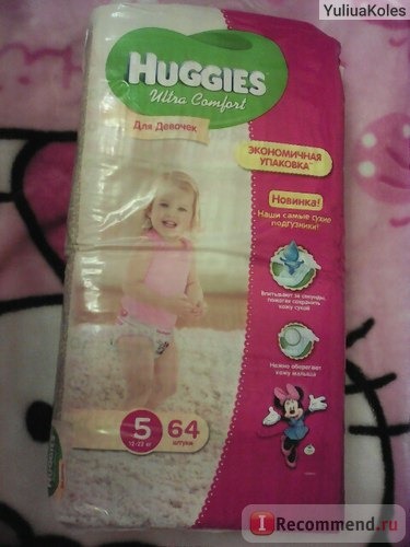 Подгузники Huggies Ultra Comfort Для девочек фото