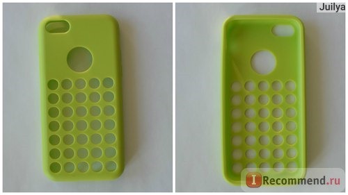 Чехол для мобильного телефона Aliexpress Dropshipping Fashion Soft Silicone TPU Holes Style Back Case Cover Skin For iPhone 5C Freeshipping фото