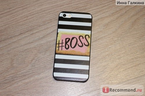 Чехол для мобильного телефона Aliexpress Love Boss Black and White Stripe Phone Hard Plastic Case Cover For iphone 4 4s 5s 5s se 5c 6 6s plus 7 7plus фото