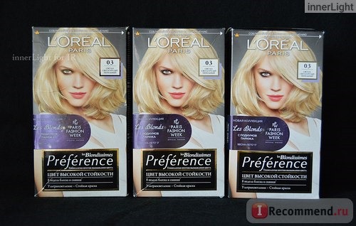 Краска для волос L'Oreal Preference les Blondissimes фото