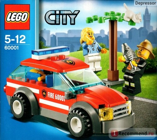 Lego CITY: Fire Chief Car | 60001 фото