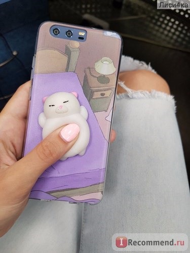 Чехол для телефона Aliexpress Anti Stress Squishy 3D Phone Case For Huawei P8 P9 P10 Lite 2017 Case Cute Cat Claw Kitty For Honor 9 8 Pro V9 Soft Back Cover фото