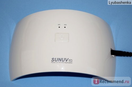 LED лампа для полимеризации гель-лака Aliexpress 2016 New SUNUV SUN9S SUN9C Nail Dryer Machine 24W White Light Profession LED UV Lamp For Nail Polish Gel Nail Art Tools VS Abody фото