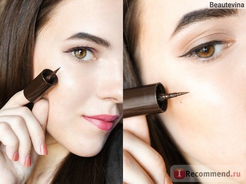 Как рисовать стрелки подводкой Sephora eyeliner fingertip 