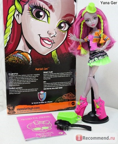 MONSTER HIGH Marisol Coxi Monster Exchange Марисоль Кокси Школьный Обмен фото