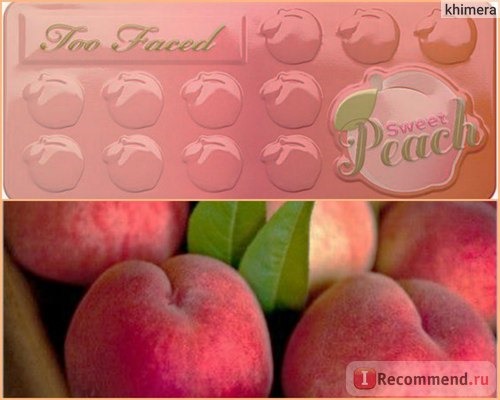 Тени для век Too Faced Sweet peach eyeshadow palette фото