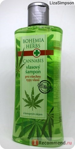 Шампунь Bohemia Herbs с конопляным маслом