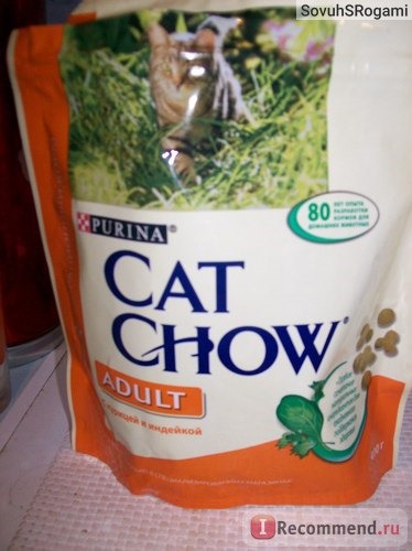  PURINA CAT CHOW СУХОЙ КОРМ ДЛЯ КОШЕК ИНДЕЙКА КУРИЦА фото