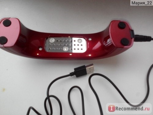 LED лампа для полимеризации гель-лака Aliexpress LED UV nail lamp 9 вт фото