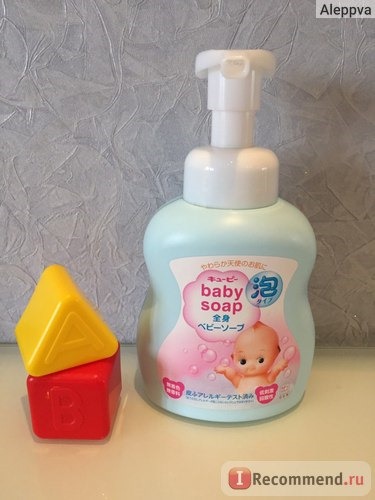 Пенка для купания COW baby soap фото