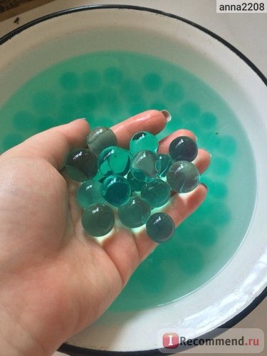 Декоративное украшение Aliexpress Dark green 100pcs/bag Pearl shaped Crystal Soil Water Beads Mud Grow Magic Jelly balls wedding Home Decor фото