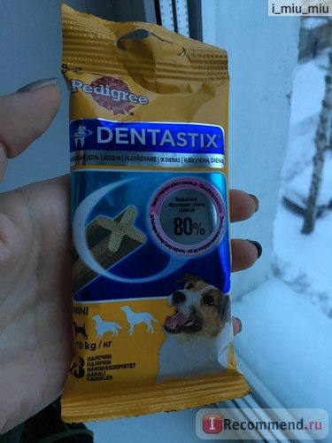 Лакомство по уходу за зубами Pedigree Denta Stix фото