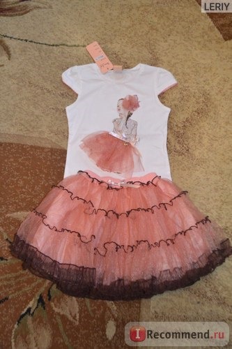 Комплект AliExpress 2016 fashion summer children clothing Princess girl boutique outfits sets valentines ruffle tops short lace tutu skirt suits фото