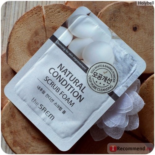 Скраб для лица THE SAEM Natural Condition Scrub Foam фото