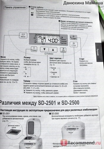 Хлебопечка Panasonic SD-2501 WTS фото