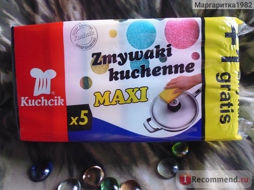 Губки для мытья посуды Kuchcik Maxi фото