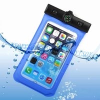 Водонепроницаемый чехол для мобильного телефона Aliexpress Compass Thermometer Waterproof Cell Phone Case Cover Pouch Swimming Underwater Diving Bag For iPhone 6 6 Plus 5 5S 5C фото