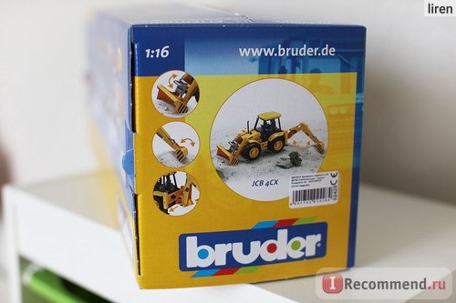 Bruder Спецтехника Bruder Экскаватор погрузчик колёсный JCB 4CX 02-428 фото