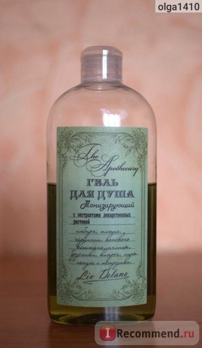 Гель для душа Liv Delano тонизирующий The Apothecary фото