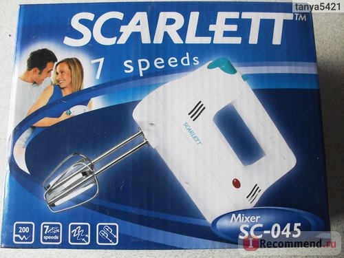 Миксер SCARLETT SC-043 фото