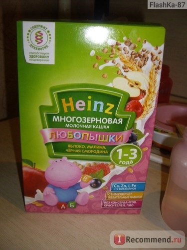 Каша Heinz Многозерновая молочная кашка 