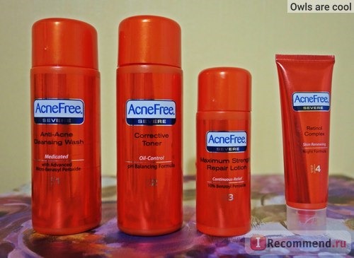 Крем для лица AcneFree Severe Maximum Strength Repair Lotion фото