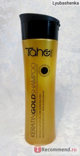 Шампунь Tahe Keratin Gold Shampoo фото