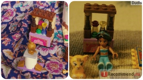 Конструкторы Aliexpress New BELA Jasmine Exotic Palace building blocks Princess Jasmine and Rajah the tiger Minifigures Compatible with Legoed 41061 фото