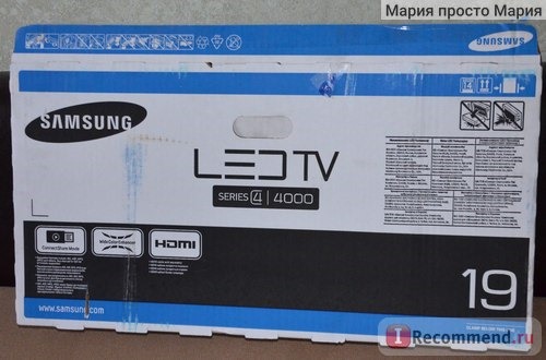 Телевизор Samsung UE19H4000