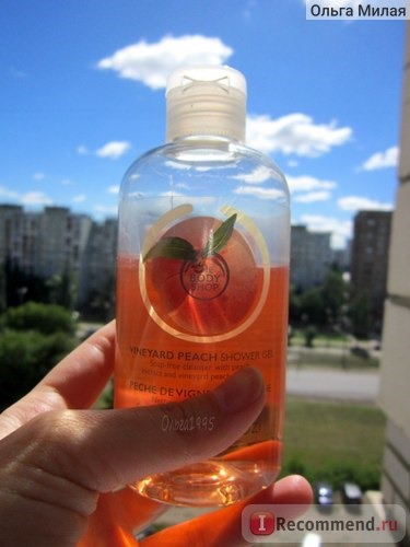 Гель для душа The body shop Vineyard peach фото