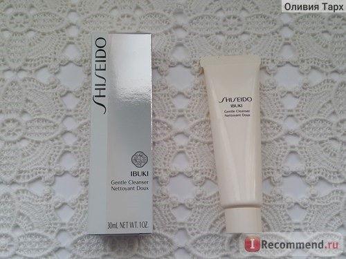 SHISEIDO IBUKI Мягкая очищающая пенка, 30 мл, миниатюра