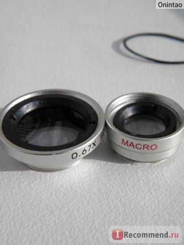 Ebay Magnetic 4 in 1 Fish eye + Telephoto + Wide Angle + Micro Lens for phone фото