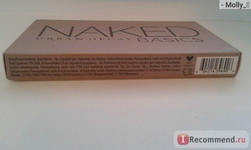 Тени для век Buyincoins Naked Basics Palette Bare Makeup Cosmetic 6 Shades Eye Shadow фото