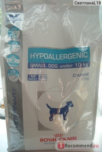 Royal Canin Hypoallergenic Small Dog DR 24/Гипоаллергенный лечебный сухой корм для мелких собак. фото