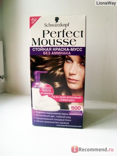 Краска для волос Schwarzkopf Perfect Mousse фото