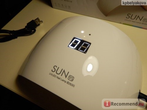 LED лампа для полимеризации гель-лака Aliexpress 2016 New SUNUV SUN9S SUN9C Nail Dryer Machine 24W White Light Profession LED UV Lamp For Nail Polish Gel Nail Art Tools VS Abody фото