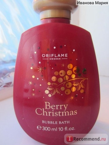 Пена для ванны Oriflame Berry Christmas фото