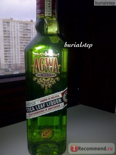 Ликер Agwa de Bolivia Coca Leaf Liqueur фото